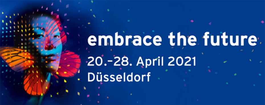 Drupa in Düsseldorf vom 20. bis 28. April 2021  (Stand 16. Juli 2020)